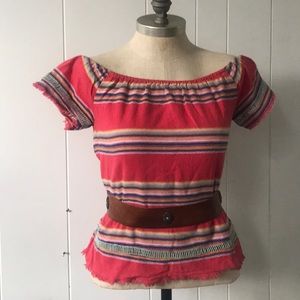 LAST CHANCE! Off shoulder boho top